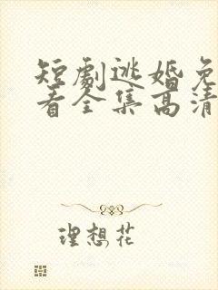 短剧逃婚免费观看全集高清