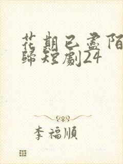 花期已尽陌路无归短剧24