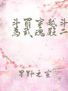 斗罗穿越斗罗成为武魂殿二小姐免费