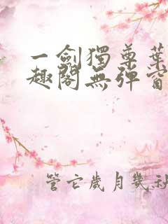 一剑独尊叶玄笔趣阁无弹窗