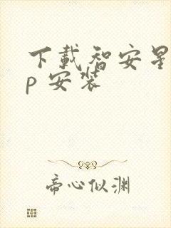 下载智安星app 安装