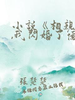 小说《相亲当天,我闪婚了亿万富豪》