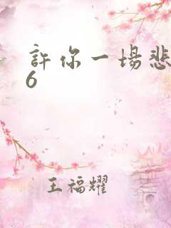 许你一场悲欢16