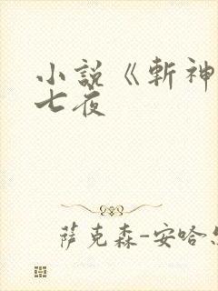 小说《斩神》林七夜