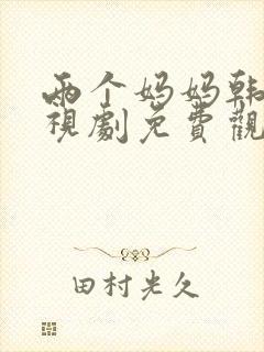 两个妈妈韩剧电视剧免费观看全集