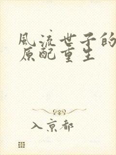 风流世子的炮灰原配重生