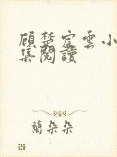 顾楚宸云小冉全集阅读