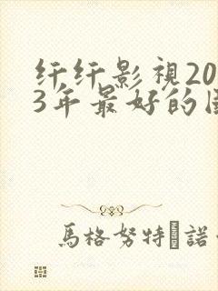 纤纤影视2023年最好的国产电视剧