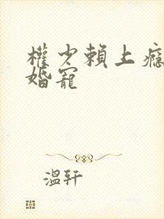 权少赖上瘾天价婚宠