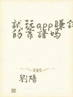 试玩app赚钱的靠谱吗