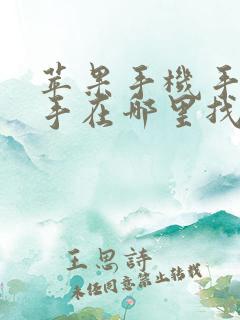 苹果手机手机助手在哪里找