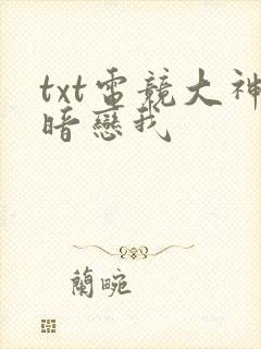 txt电竞大神暗恋我