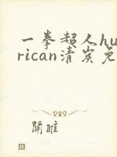 一拳超人hurrican清炭免费观看