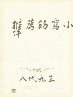 推荐的写小说软件