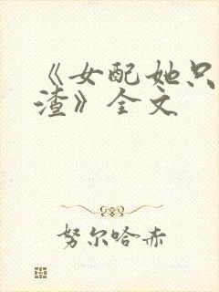 《女配她只想被渣》全文