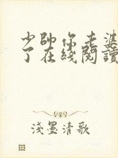 少帅你老婆又跑了在线阅读