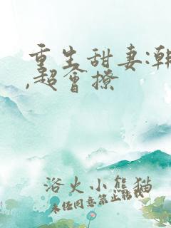 重生甜妻:韩少,超会撩