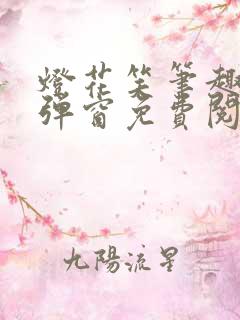 灯花笑笔趣阁无弹窗免费阅读