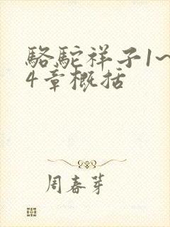 骆驼祥子1~24章概括