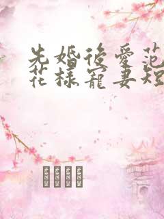 先婚后爱范总的花样宠妻短剧免费观看