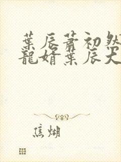 叶辰萧初然上门龙婿叶辰大结局