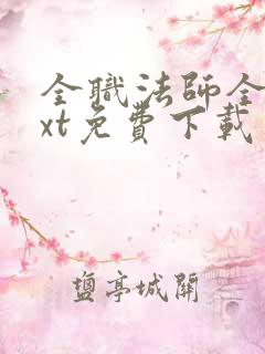 全职法师全文txt免费下载