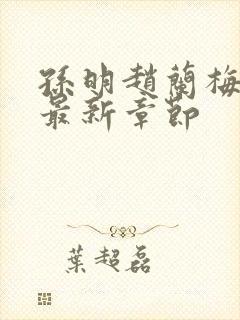 孙明赵兰梅小说最新章节