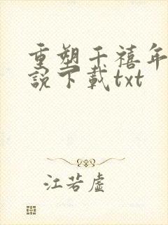 重塑千禧年代小说下载txt