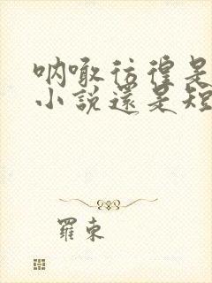 呐喊彷徨是长篇小说还是短篇小说