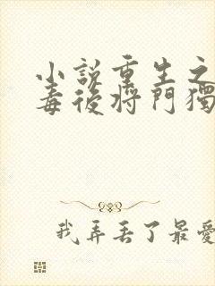 小说重生之将门毒后将门独后最新章节列表最