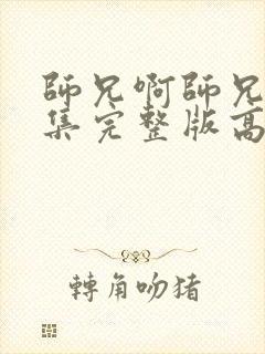 师兄啊师兄88集完整版高清