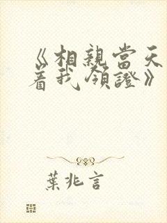 《相亲当天他拉着我领证》全集