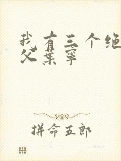 我有三个绝色师父叶宁