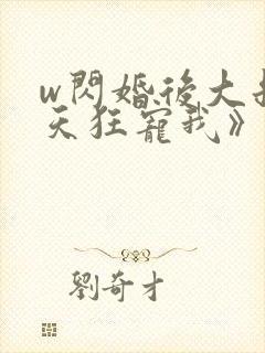 w闪婚后大叔每天狂宠我》小说