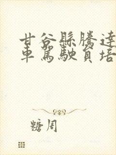 甘谷县腾达机动车驾驶员培训学校