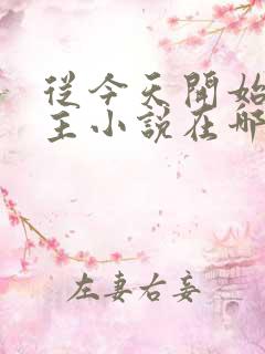 从今天开始当城主小说在哪个软件可以看