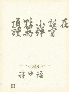 顶点小说在线阅读无弹窗