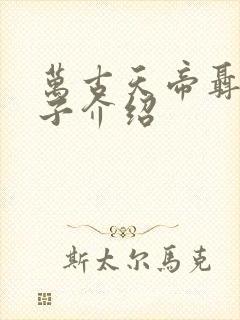 万古天帝聂天妻子介绍