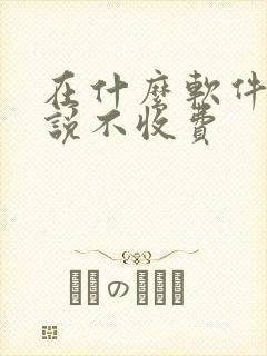 在什么软件看小说不收费