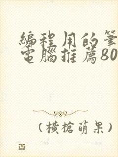 编程用的笔记本电脑推荐8000以下