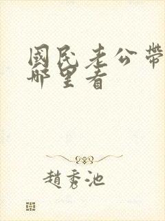 国民老公带回家哪里看