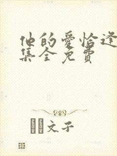 他的爱恰逢其时集全免费