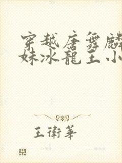 穿越唐舞麟的妹妹冰龙王小说