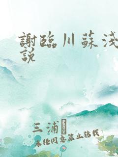 谢临川苏浅浅小说