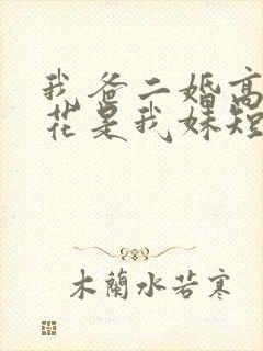 我爸二婚高冷校花是我妹短剧演员表