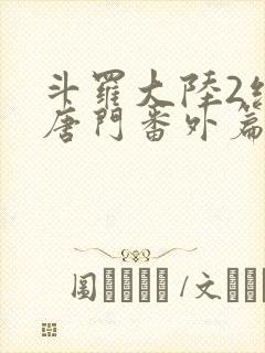 斗罗大陆2绝世唐门番外篇