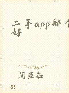 二手app哪个好