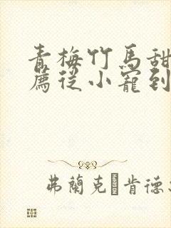 青梅竹马甜文推荐从小宠到大