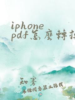 iphone pdf怎么转换成word