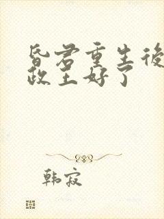 昏君重生后和摄政王好了